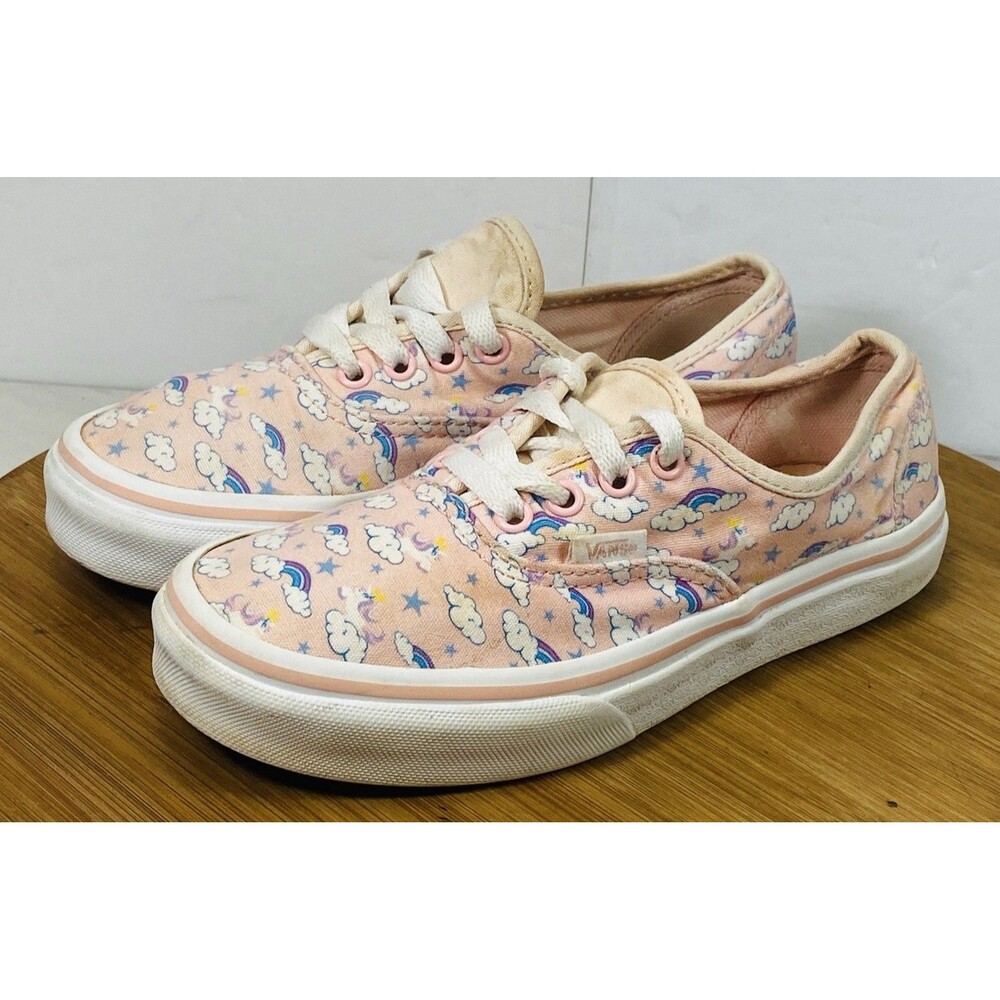 Vans Pink  Rainbow Sneakers Kid's Size 2.5